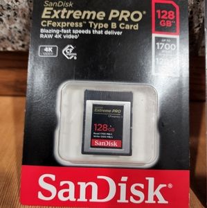 Brand New! SanDisk 128GB Extreme PRO CFexpress Card Type B